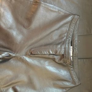 100% leather pants